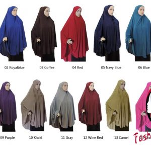 Full Cover Muslim Women Prayer Dress Niquab Long Scarf Khimar Hijab Islam Large Overhead Clothes Jilbab Ramadan Arab Middle East