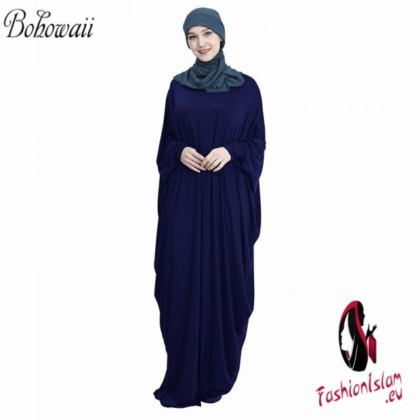  Women's Prayer Garment Muslim Islamic Ramadan Prayer Dress Soft Abaya Robe De Priere Femme