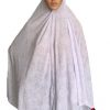 Muslim Women Prayer Dress Long Scarf Hijab Large Overhead Amira Full Cover Islamic Arab Hijabs Niquabs Prayer Garment 120*110cm