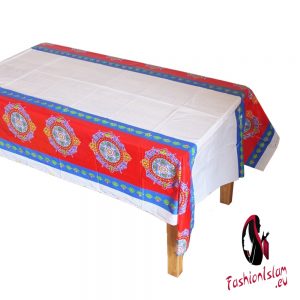 Disposable Plastic Table Cloth Eid al-Fitr Ramadan Table Cover Tablecloth Waterproof For Moslem Islamism Deco 180*108cm