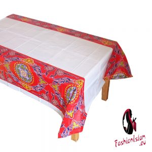 Plastic Table Cloths Eid al-Fitr Mubarak Ramadan Table Cover Tablecloth Waterproof For Moslem Islamism Decoration 180*108cm
