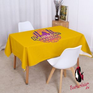 Religious Supplies Islamic Muslim Mosque Waterproof Tablecloth Ramadan Eid Festival Printed Home Kitchens Decoration Table cloth