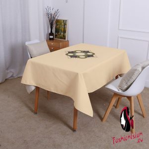 Table cloth Religious Supplies Islamic Muslim Mosque Waterproof Tablecloth Ramadan Eid Festival Printed Home Kitchens Decoration