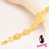 Ethlyn Islam Coin Bracelets For Women Trendy Gold Color Link Chain Bracelets  Dubai Gold Color Jewelry Wholesale B44B