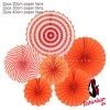 6pc orange fan