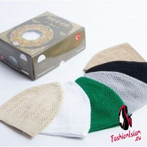 Turkish Islamic Men's Knit Cotton Kufi Takke Skull Cap Prayer eid gift