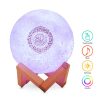 Holy Muslim Islam Arabic Bluetooth Wireless Quran Speaker With Remote Control Touch Lamp Coran Night Light Moon Quran Player