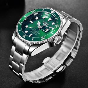 LIGE Top Marke Luxus Mode Taucher Uhr Männer 30ATM Wasserdicht Datum Uhr Sport Uhren Herren Quarz Armbanduhr Relogio Masculino